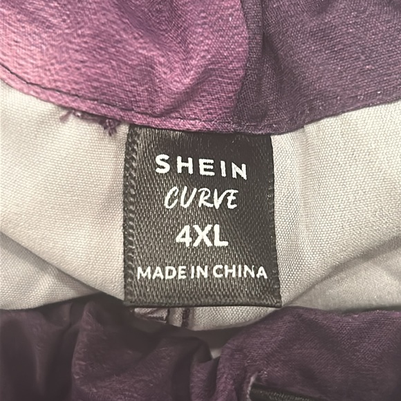 Shein Icon Plus Tie Dye Parachute Drawstring Cargo Skirt Purple & Pink 4X - Picture 10 of 11